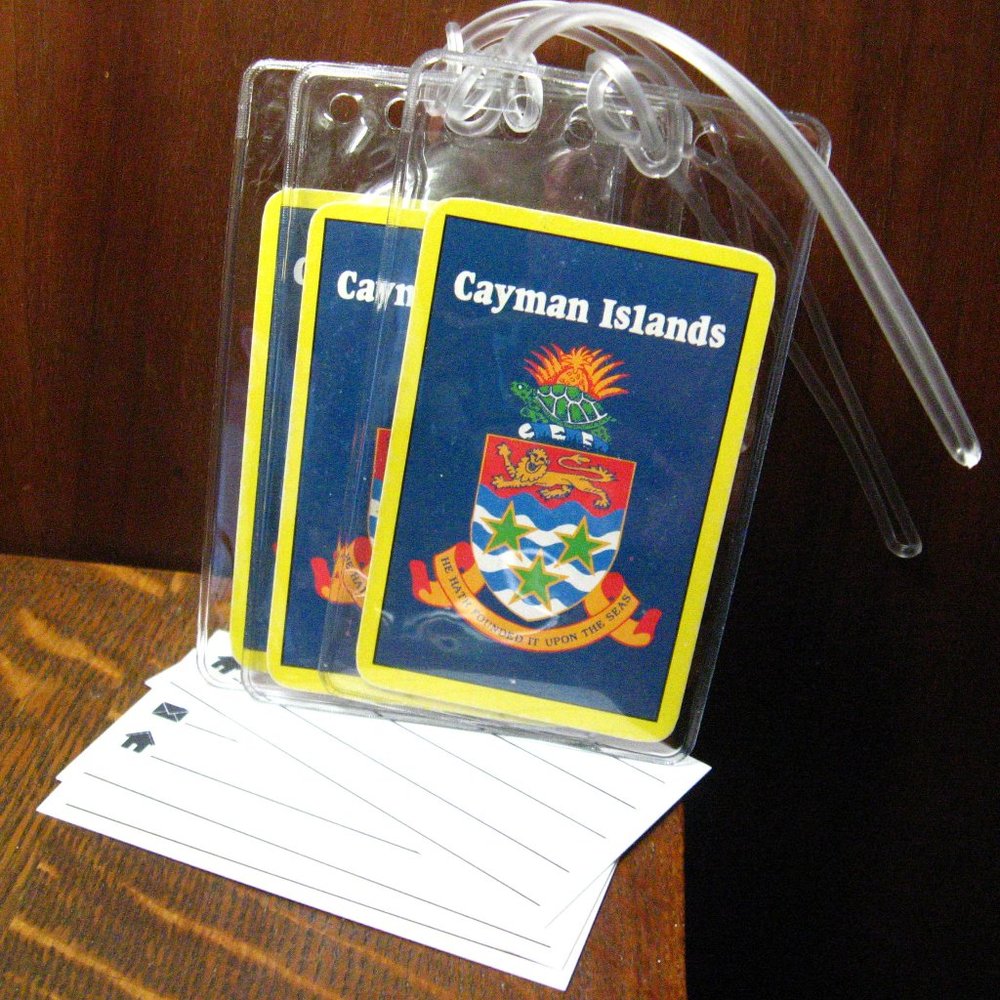 Cayman Islands Luggage Tags Set (3)